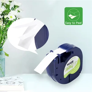 Etiketi plastiğe bantlayın, beyaz, dymo ile uyumlu, letratag, letratag, letratag, letratag 91200, 91201, 91331, lt-100h, 2 inç, 5pk, 10pk Kasetteki 6 büyük satış etiquetadora dymo-no. 2