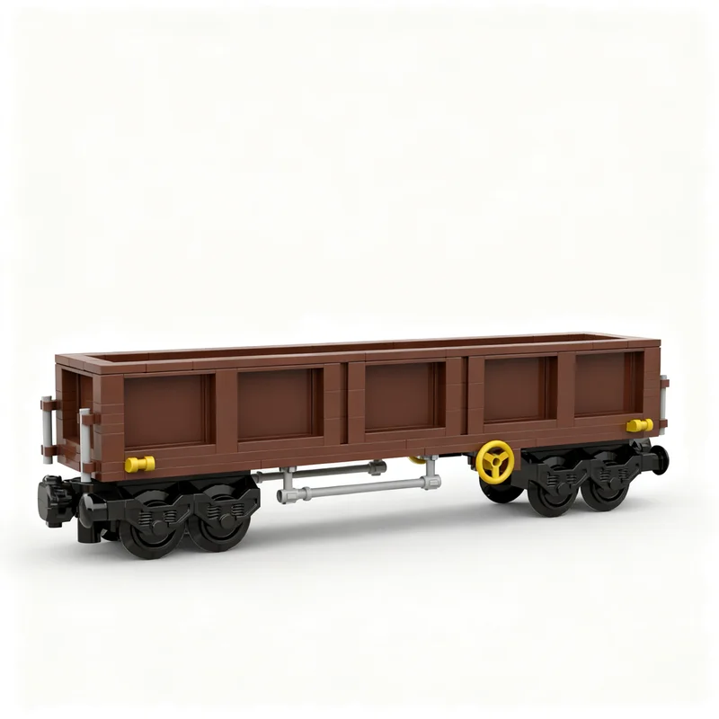 

NEW 141PCS MOC City Open Coal Wagon Car Tank Train Model DIY Creative Ideas Technology Child Toy Assembly Puzzle Birthday Gift