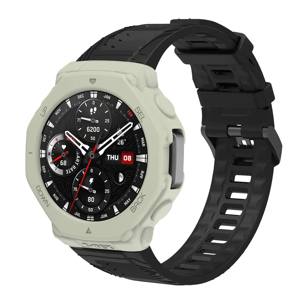 Чехол для часов Huami Amazfit T-Rex 3, мягкий силиконовый чехол, защитный чехол от царапин, супер легкое украшение для часов