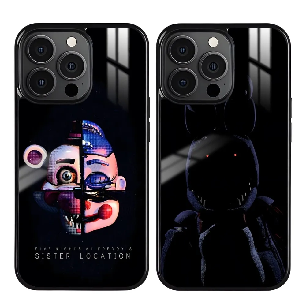 Fnaf Five-nights-At-FreDdys Phone Case For iPhone 16 15 14 13 12 11 Pro Max Plus Mini Magnetic Magsafe Wireless Charging Cover