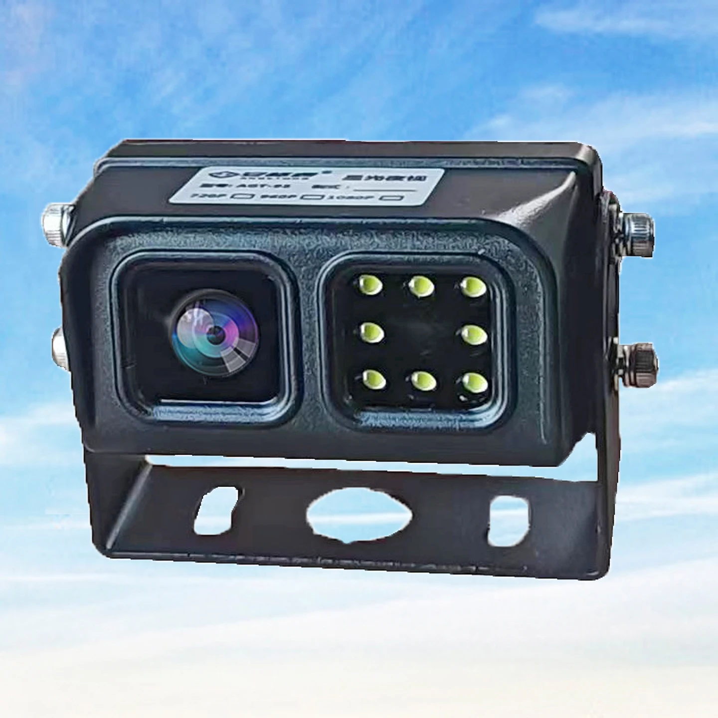 Vehicle-mounted reversing rearview camera, AI detection, human-shaped sound and light alarm, truck and car recorder monitoring 7