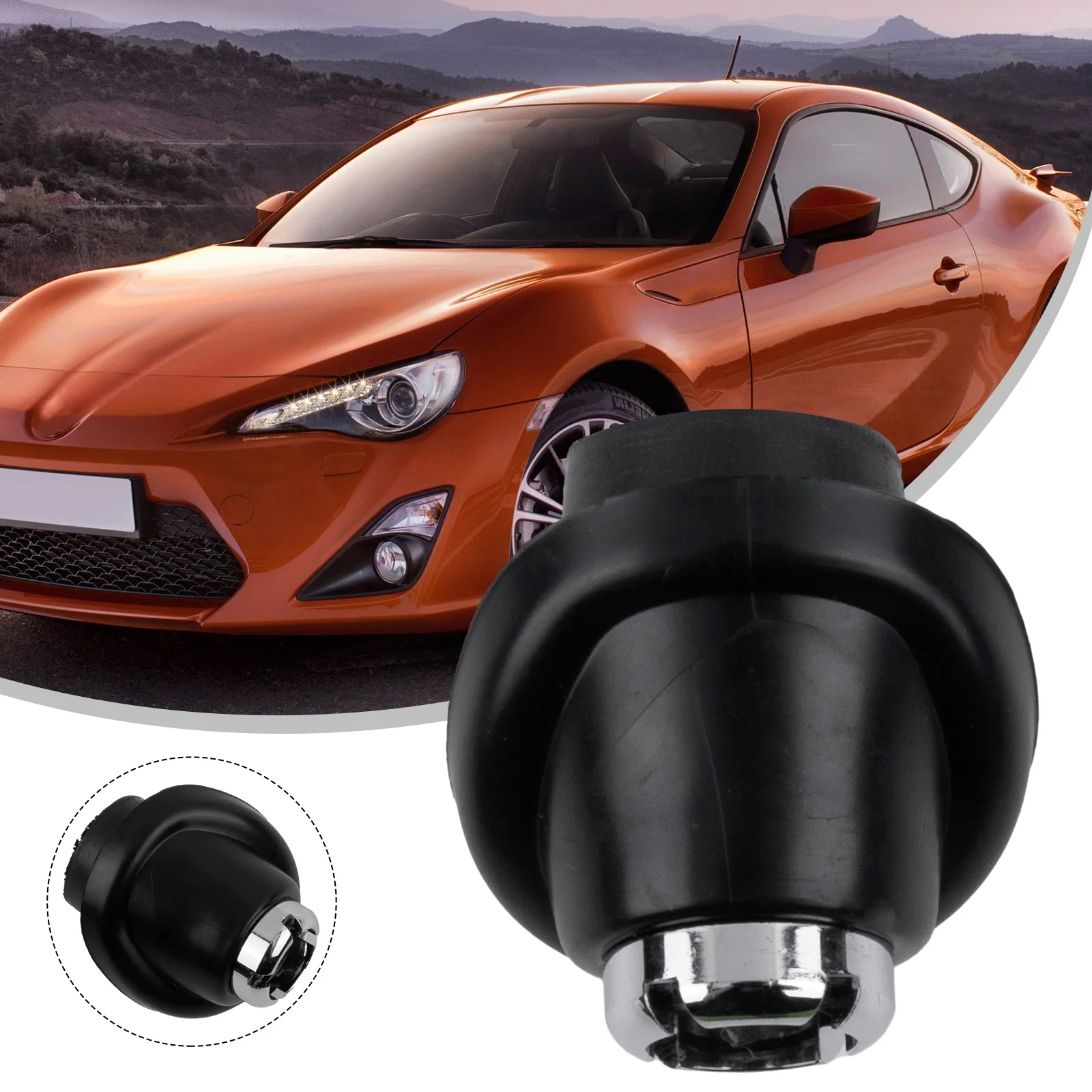 Part Antenna Nut Cap 1995-2004 86396-04010 Manual Antenna Nut Rubber Easy Operation High Quality Direct Replacement