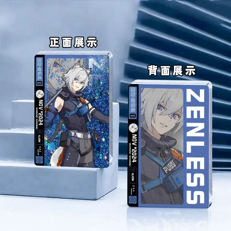 Anime Zenless Zone Zero Zhu Yuan Seth Lowell Jane Doe Cosplay Quicksand Mahjong Card Brick Acrylic Standing Sign Ambitus