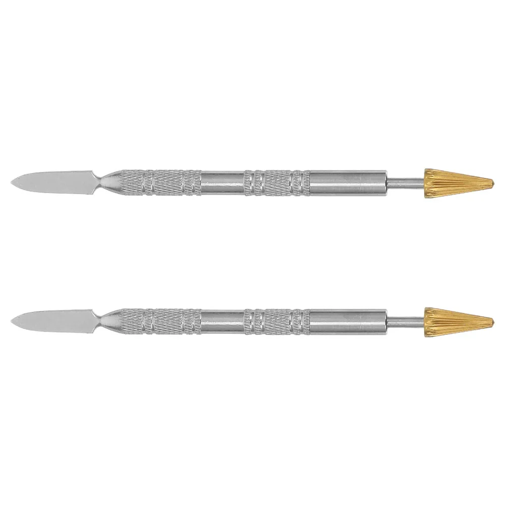 

2Pcs Edge Pen Applicator Multifunctional Dye Sealant Tool for Crafting Oil Gluing Marking Repair Supplies Kit