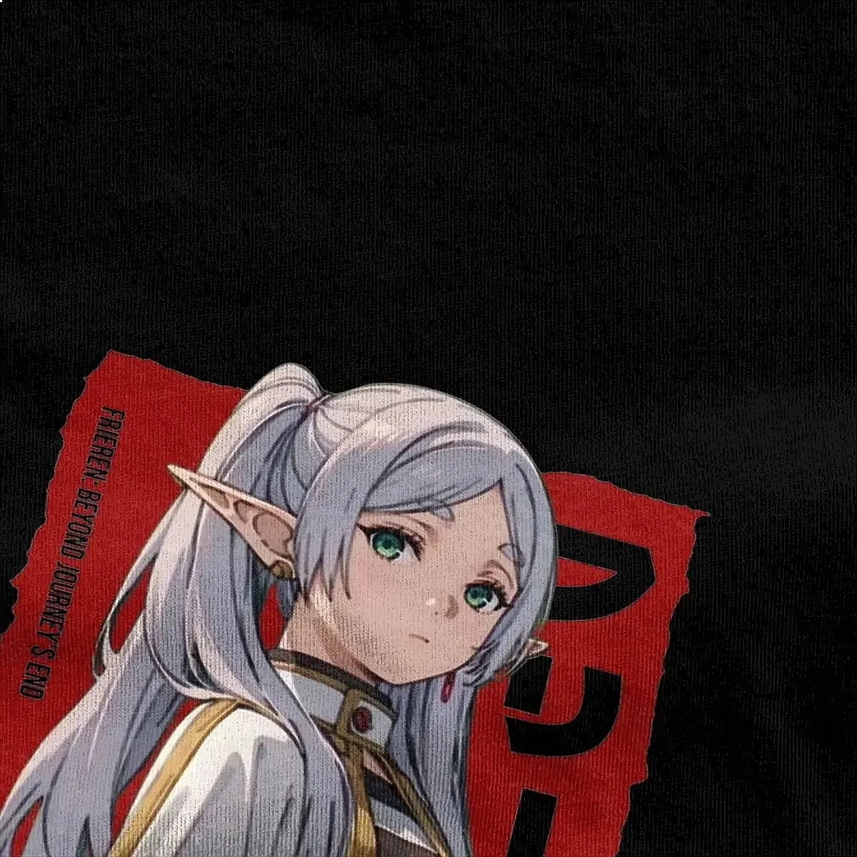 Frieren Beyond Journey's End T Shirt for Men Women  Vintage Anime Tee Short Sleeve Crew Neck