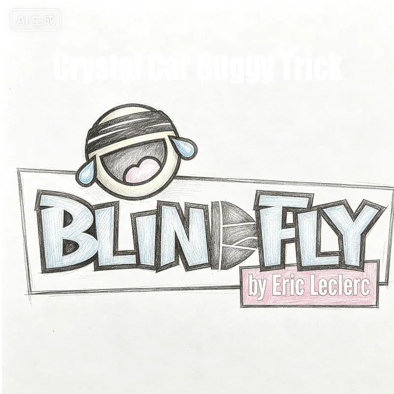 Blind Fly by Eric Leclerc Stage Magic Trick Illusion Bar Trick Mentalism Magia Magie Magicians Prop Accessory Illusion Gimmick