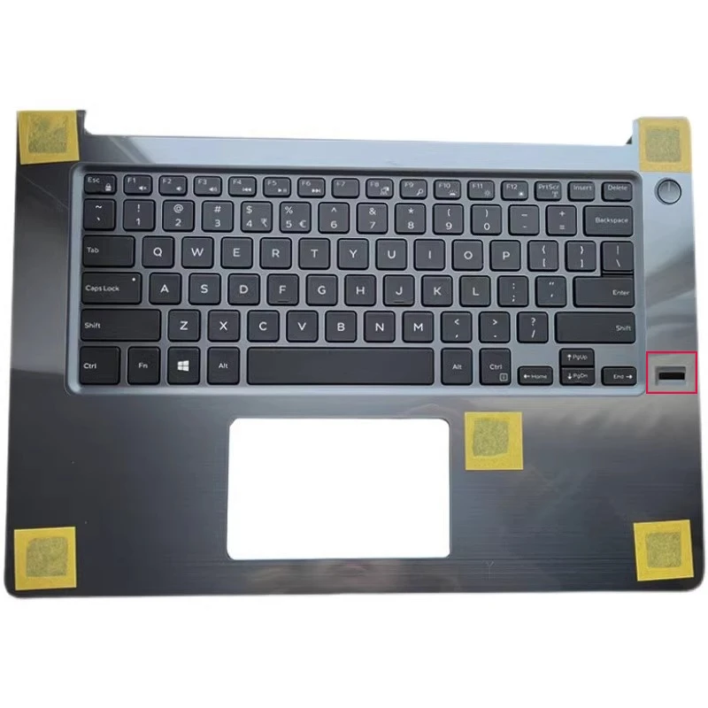 New For DELL Vostro 14 5468 V5468 Laptop US English Keyboard With Backlight Fingerprint Palmrest Upper Cover Case Repair Parts