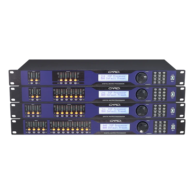 

Professional Design Stage Karaoke Studio Audio Processor Ac 50-60hz Audio Sound Processor