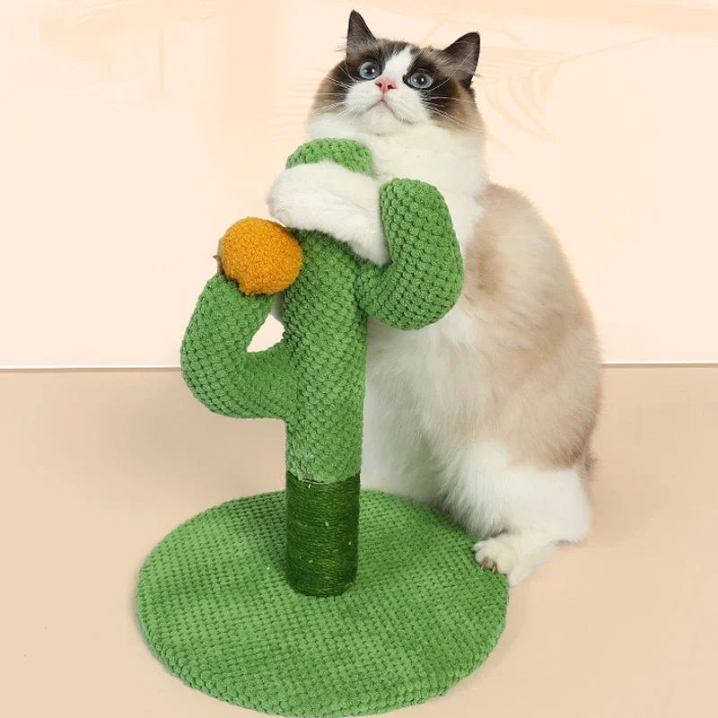 Cactus Cat Scratching Post Detachable Cat Scratcher Sisal Pet Climbing for Cats Funny Kitten Scratching Tree Pet Cat Accessories