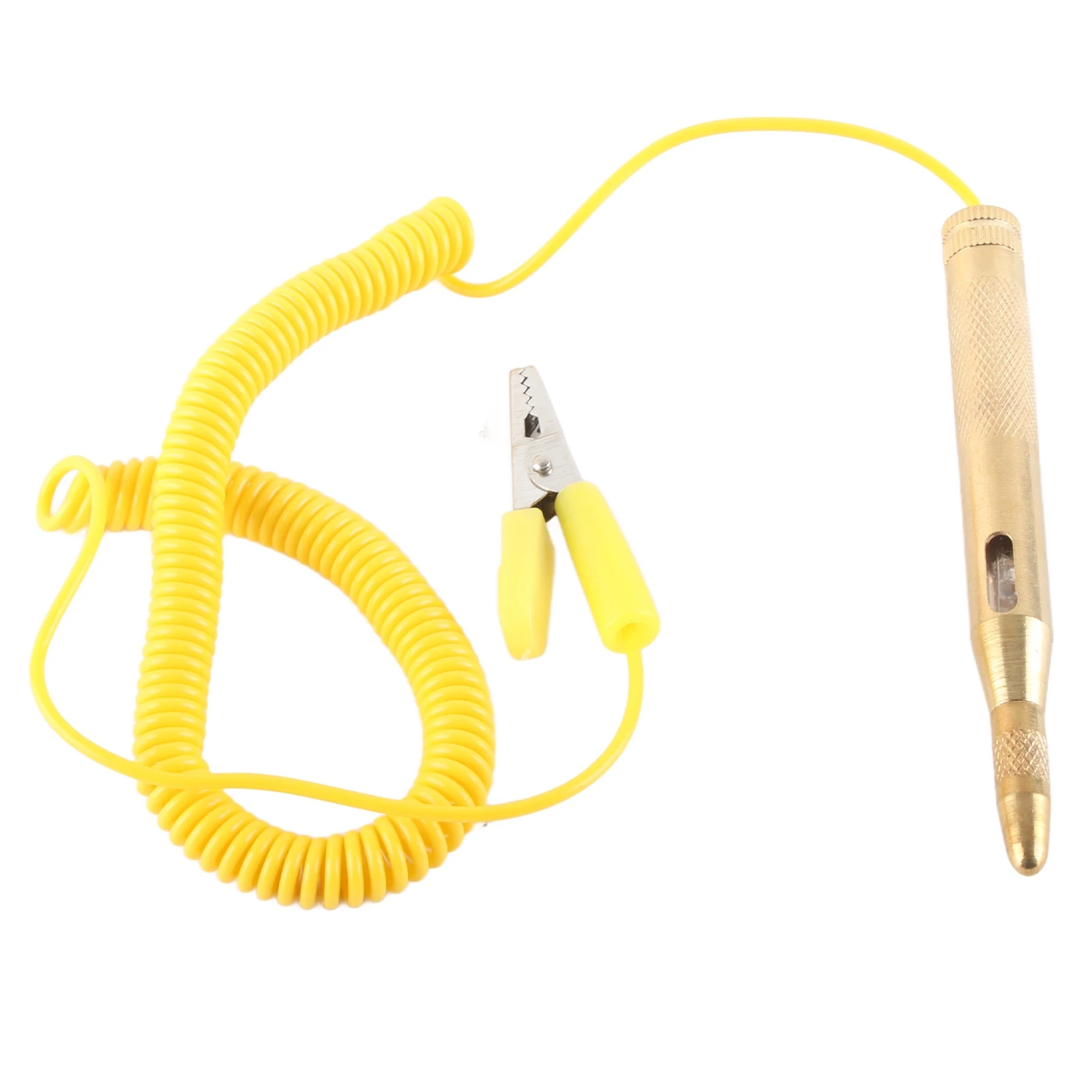 Auto Car Vehicle Circuit Tester DC 6V 12V 24V Light Bulb Voltage Test Pen Pencil Yellow