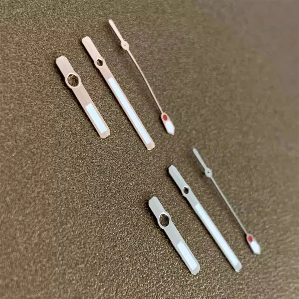 Różowozłoty zegarek igła nadaje się do NH35 NH36 4R 7S ruch zielony luminescencyjny wskaźnik akcesoria do zegarków