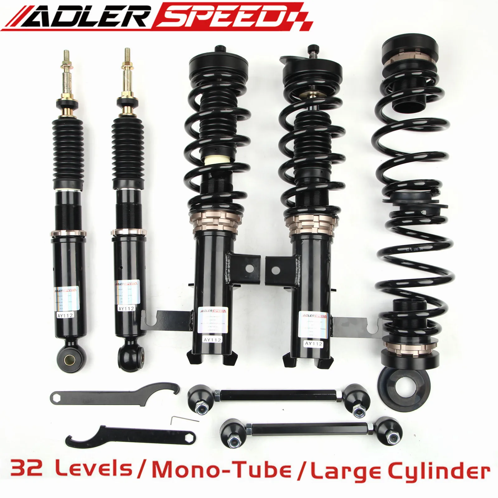 

32 Way Adjustable Damper Coilovers Shocks Suspension Kit For 14-20 Chevrolet Impala Malibu/2016Limited For 11-17 Buick Regal FWD