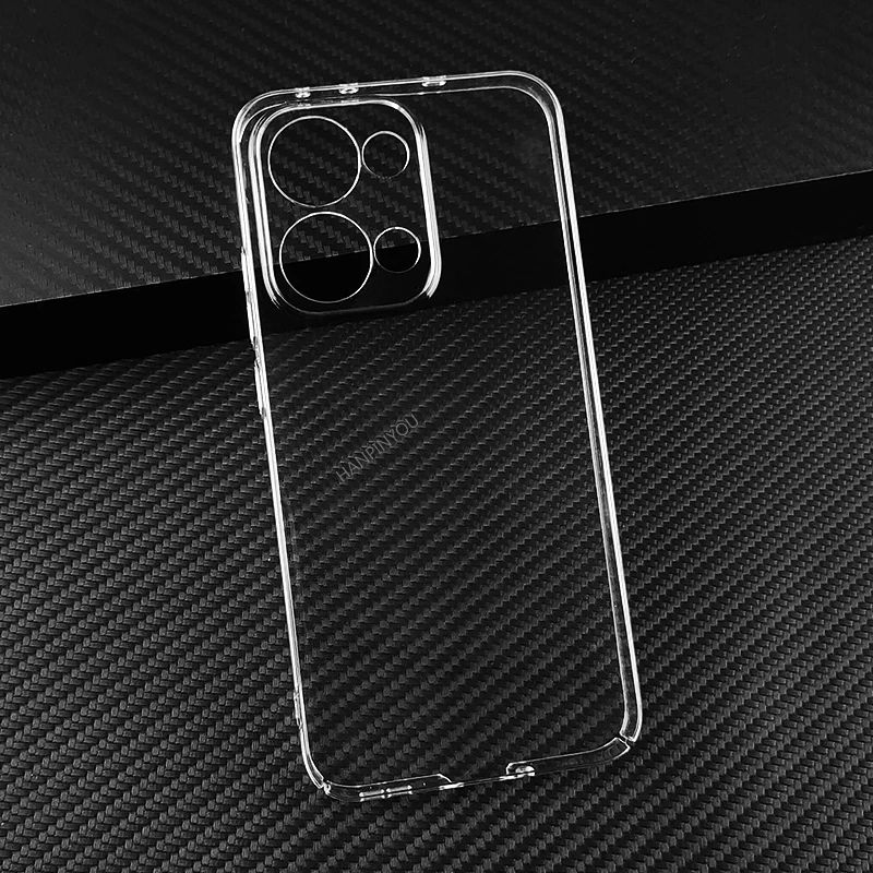 For Oppo Reno15 Reno14 Reno13 Reno 15 14 15c Pro Max F Mini 5G Ultra Thin Clear Hard Plastic Full Cover Protective Case