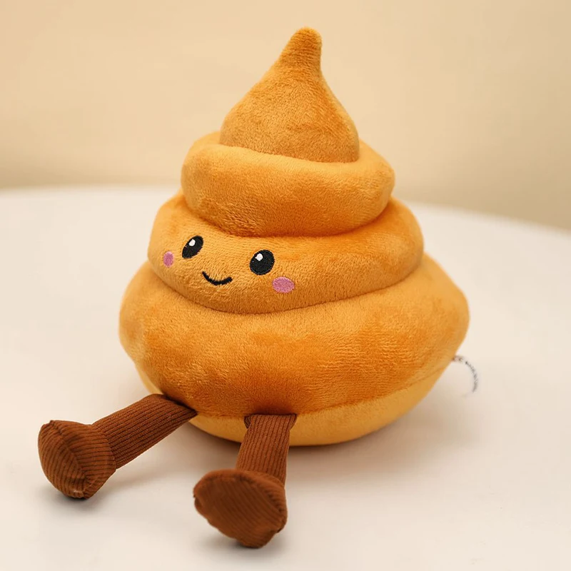 22CM Funny Poop Plush Stuffed Doll Toy Christmas, Birthday Halloween Children Gifts Strange Poop Pillow