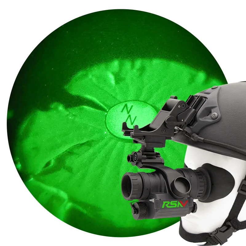 

RSNV Optional IP65 IP67 High Resolution 60 Lp/mm Gen2+ FOM1800+ Green Phosphor PVS14 Night Vision Monocular
