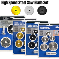 HSS High Speed Steel Cutting Saw Blade Set Power Drill Multi Cutter Blade Wood Circular Saw Cutting Disc Tools for Woodwork Kit