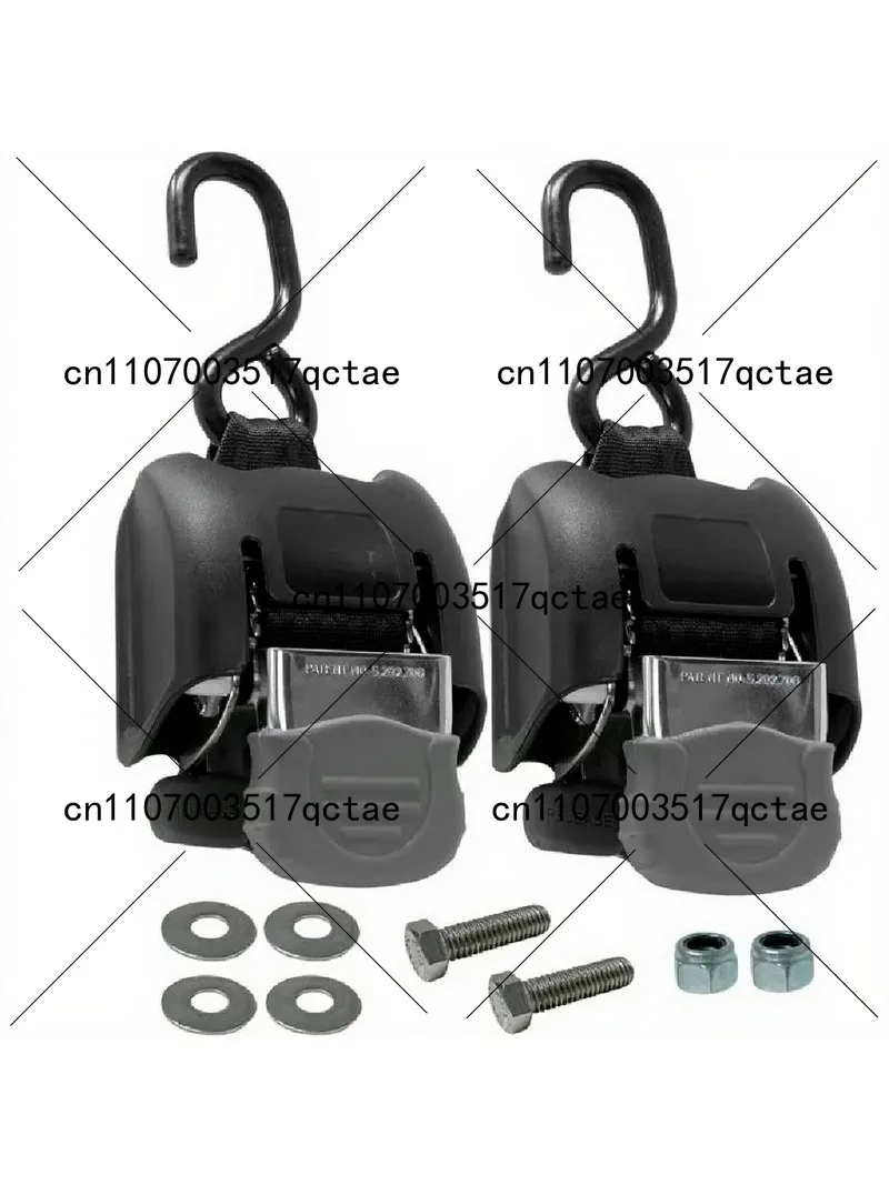 Boat Trailer Strap Retractable Ratchet Tie Down 500 lbs Capacity Heavy Duty
