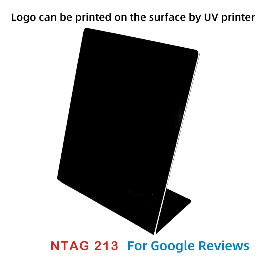 NFC Google Review NFC Stand Display Table Display  URL Writing Social Media Business Review Cards 13.56MHz NT/AG215  NFC Stand