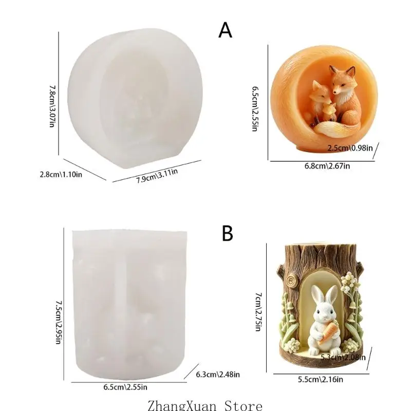 Kerzenform für wiederholte handgefertigte dekorative Bastelprojekte, Weihnachtsdekorationen, 3 x – Detail 6