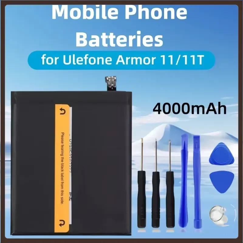 4000mAh for Ulefone Armor 11/11T Mobile Phone Built-in Battery
