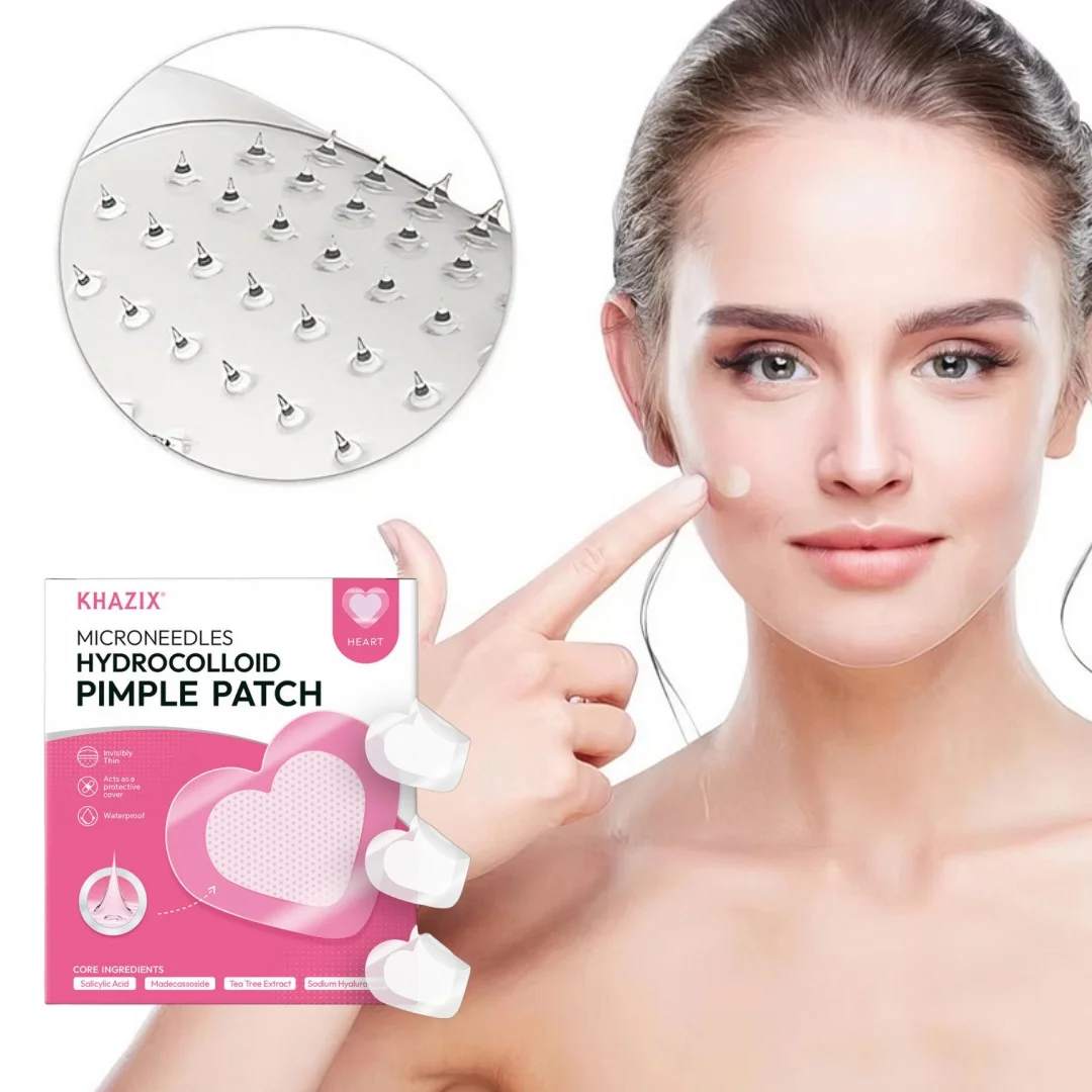 9 قطع من رقعة حب الشباب على شكل قلب لطيف: غرواني مائي من الدرجة الطبية، آمنة للبشرة الحساسة للتطبيق بثقة