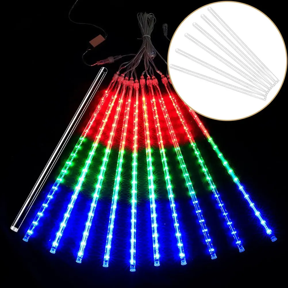 20-tubos-de-luz-led-meteor-casca-de-plastico-transparente-tubos-de-luz-para-chuveiro-a-prova-d'Agua-substituicao-para-iluminacao-de-festivais-ao-ar-livre