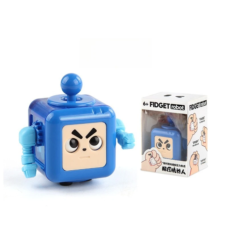 Brinquedo de alívio do estresse robô fidget controle deslizante mecânico rolo clicker háptico sensorial novidade mordaça brinquedos para crianças aliviar ansiedade