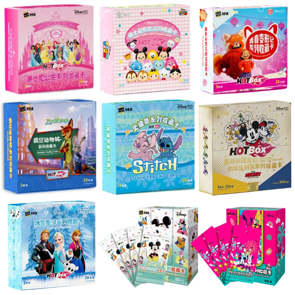 

KAKAWOW оригинальные карты Disney Joy Festivals, карты Zootopia Stitch, Микки, мультяшная художественная серия, коллекционная карточка, игрушки, подарки