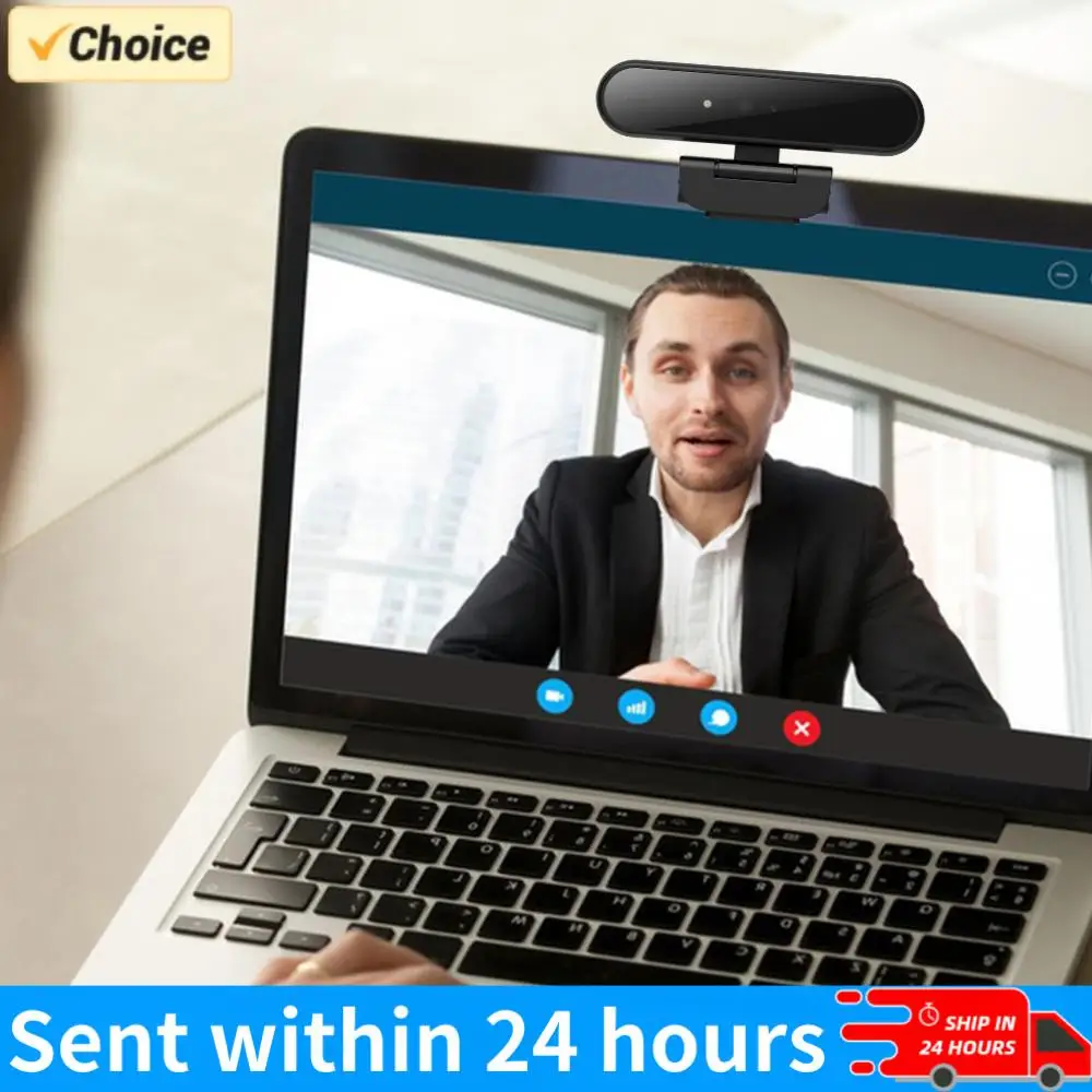 

Веб-камера с распознаванием лиц 1MP 720P/2MP 1080P для Windows 10/11, встроенный микрофон для компьютера и ноутбука
