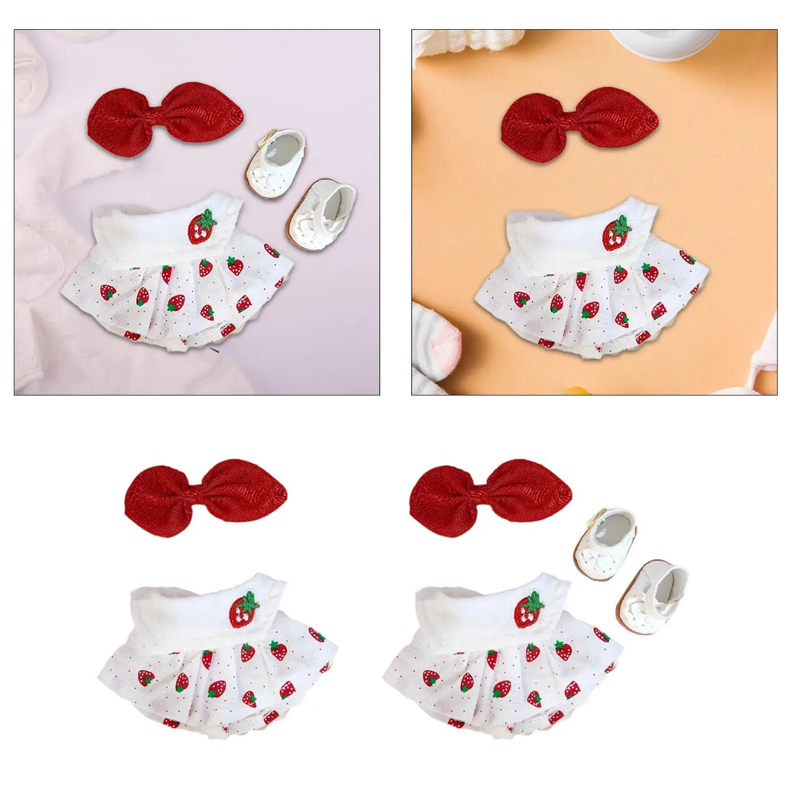 Mini vêtements beurre doux pour filles, vêtements beurre bricolage, accessoires confortables, olympiques cadeaux pour enfants de 5 à 7 et 8 à 10 ans, 6 po