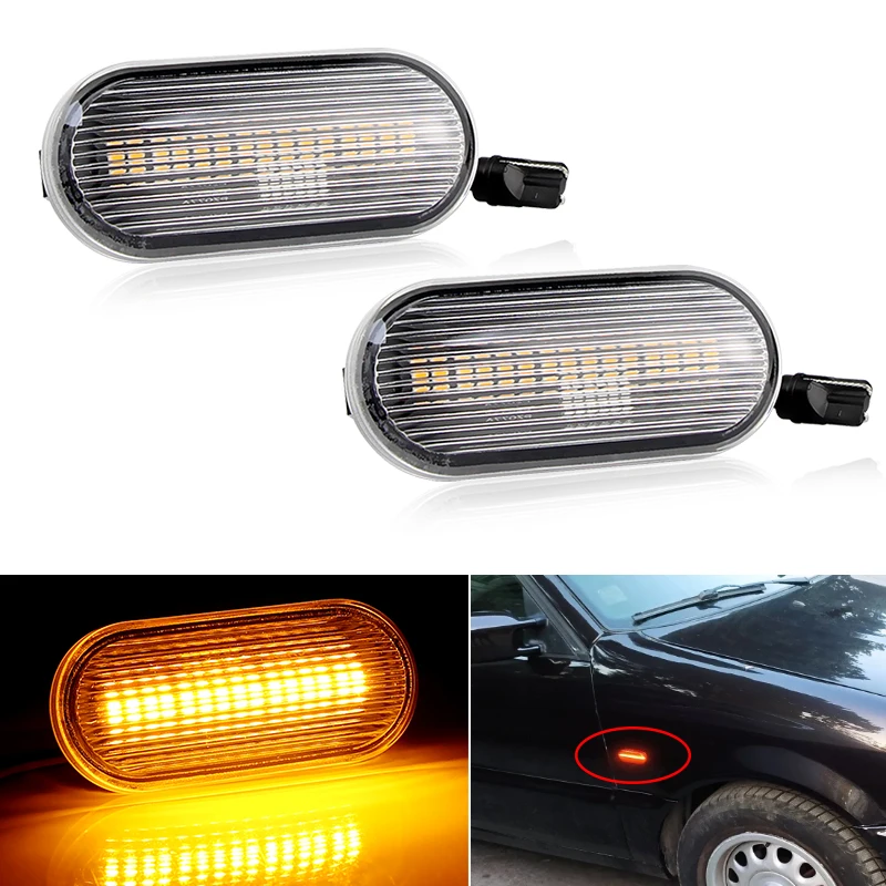 Led Dynamic Side Marker Turn Signal Light For VW Up Caddy T5 Amarok Jetta Golf 3 4 Fox Beetle Lupo Sharan Bora Passat Polo Vento