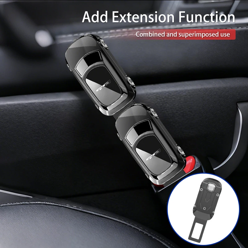 Extensor de Fivela de Cinto de Segurança para Carro, Acessórios de Clipe de Fivela de Bloqueio de Cinto de Segurança para KIA K5 Rio Optima Sportage Ceed Soul Picanto Stonic