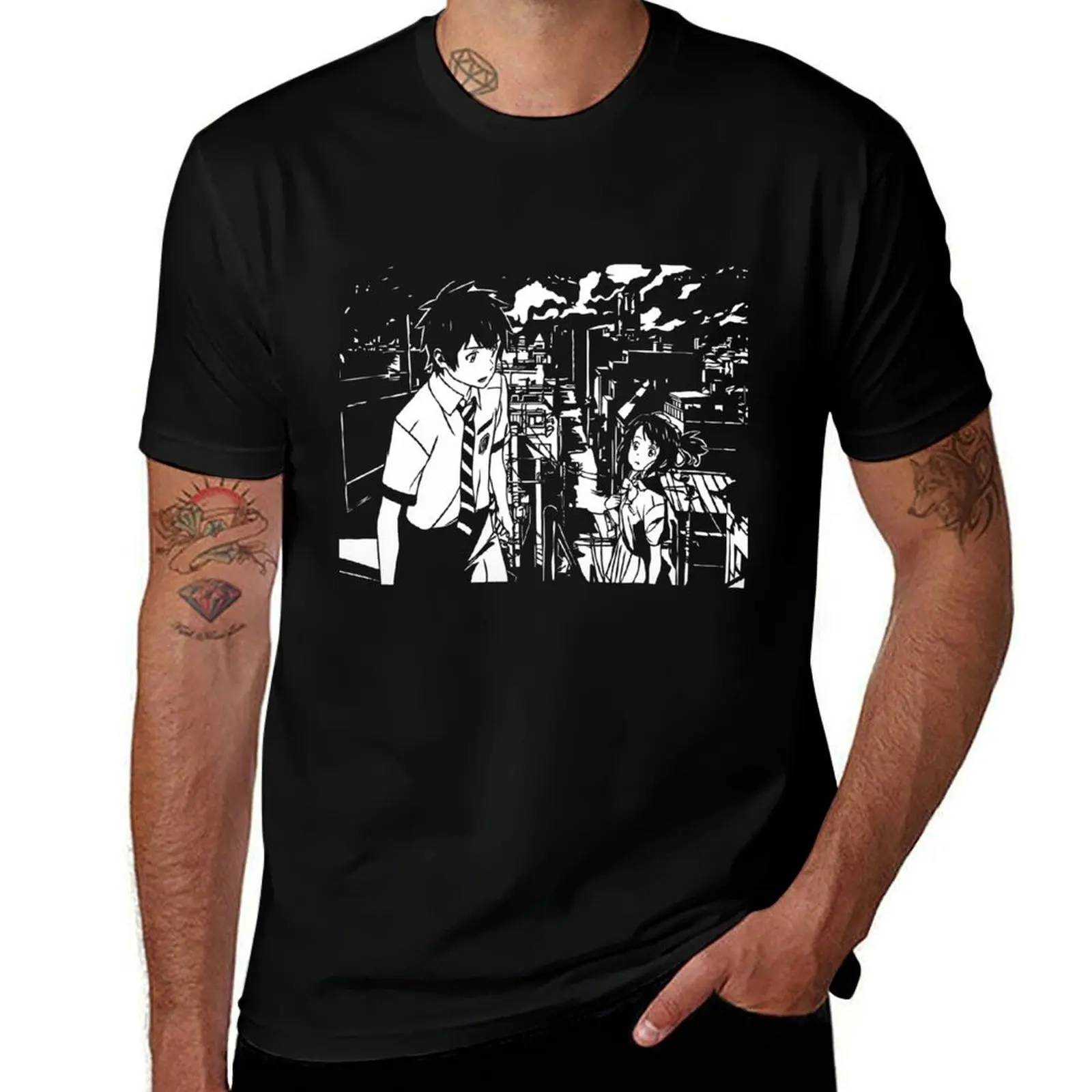 

Kimi no Na wa T-Shirt cotton man t-shirts luxury designer summer tops summer clothes clothes for men