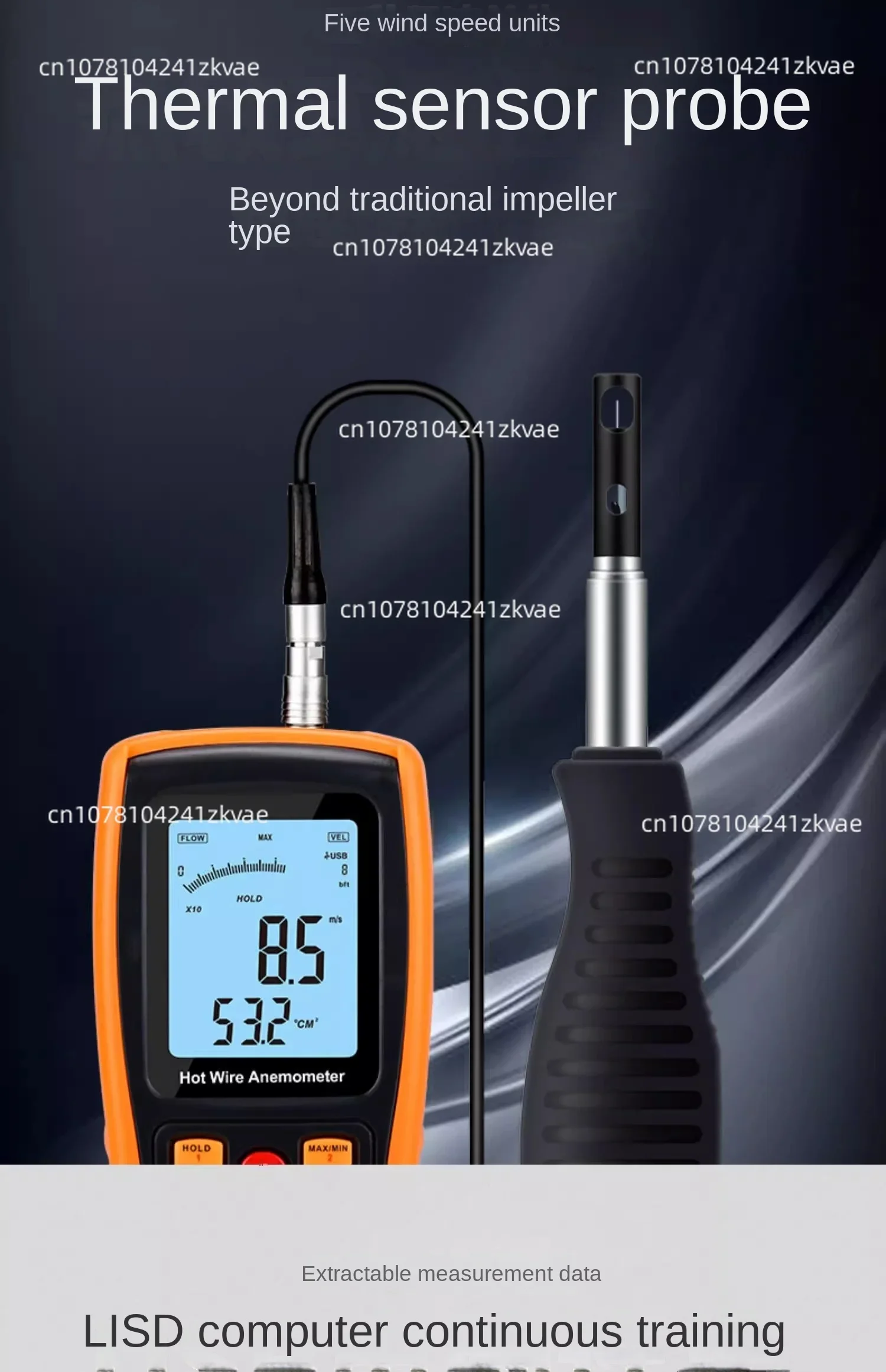 Anemometer measures wholesale propeller extech home anemometer image 6