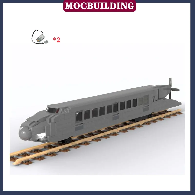 MOC Electric Rotating Platform Small 2 Model Building Block Ship Train Transport Locomotive Collection Series Toy Gifts