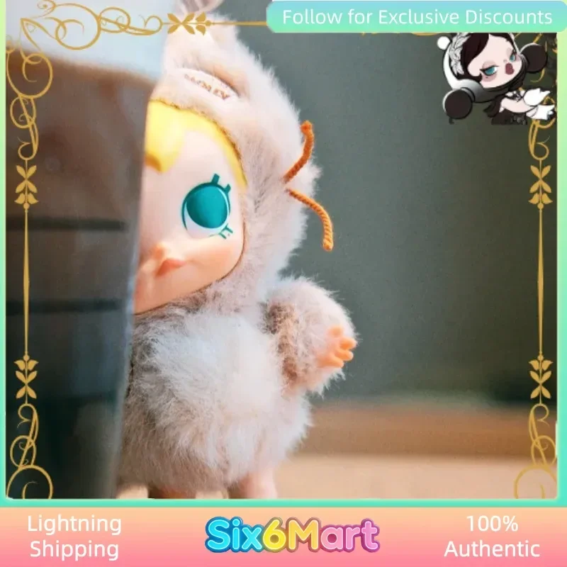 

Official POP MART Baby Molly Pocket Friends Series Vinyl Plush Charm Blind Box Perfect for Gifting and Decoration