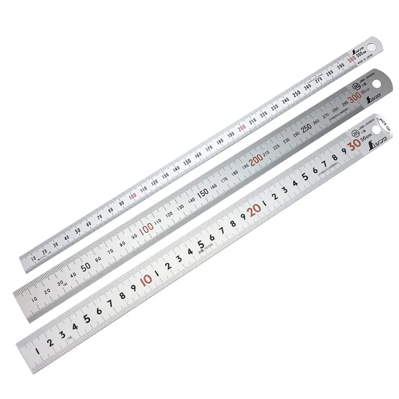 

Japan Shinwa 30cm stainless steel ruler High precision ruler 300mm