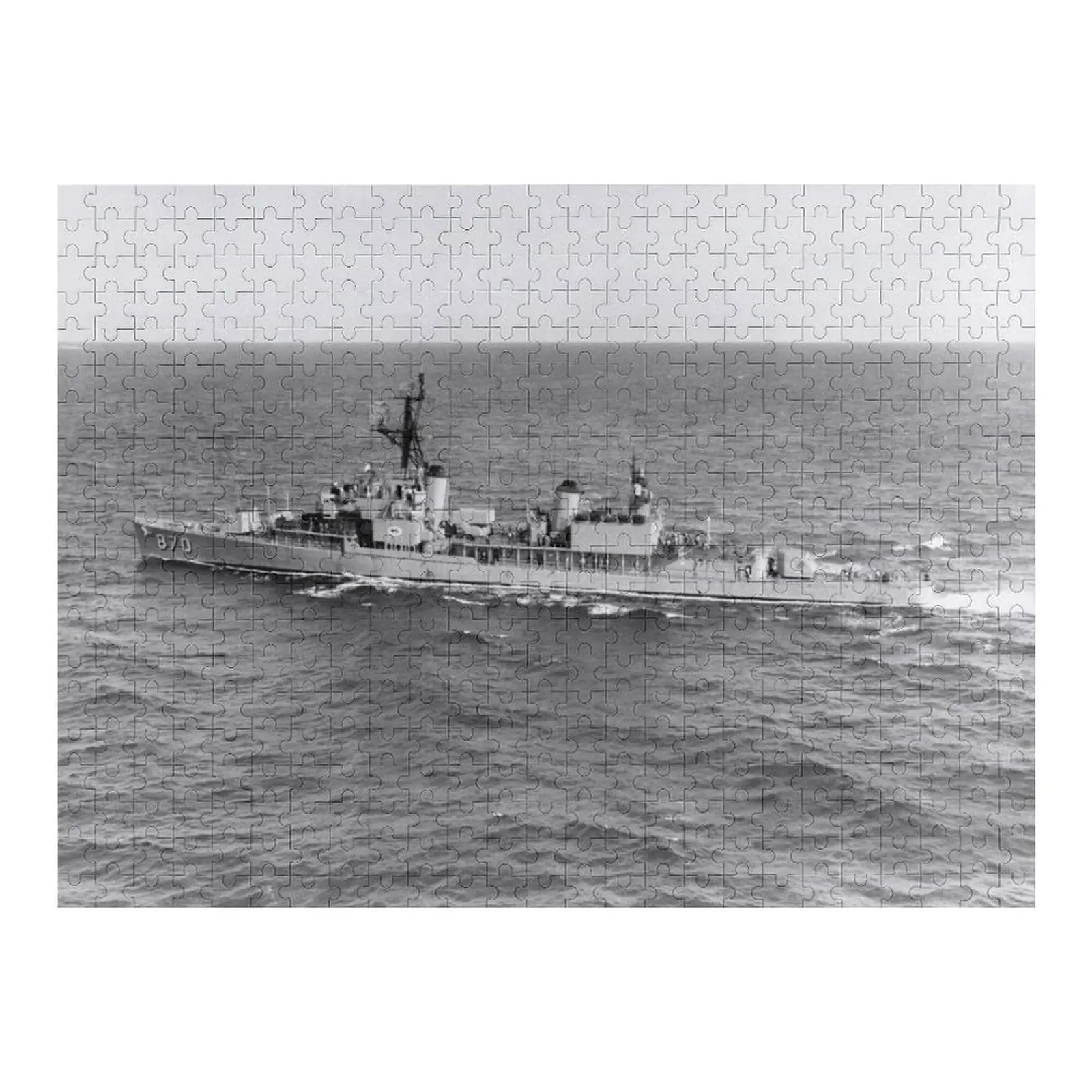 

USS FECHTELER (DD-870) КОРАБЛЬНЫЙ МАГАЗИН Пазл Woodens для взрослых Деревянное имя Индивидуальные игрушки для детей Пазл