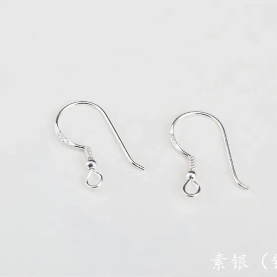 5 pairs of S925 sterling silver ear hook accessories semi-finished earrings handmade DIY making material accessories