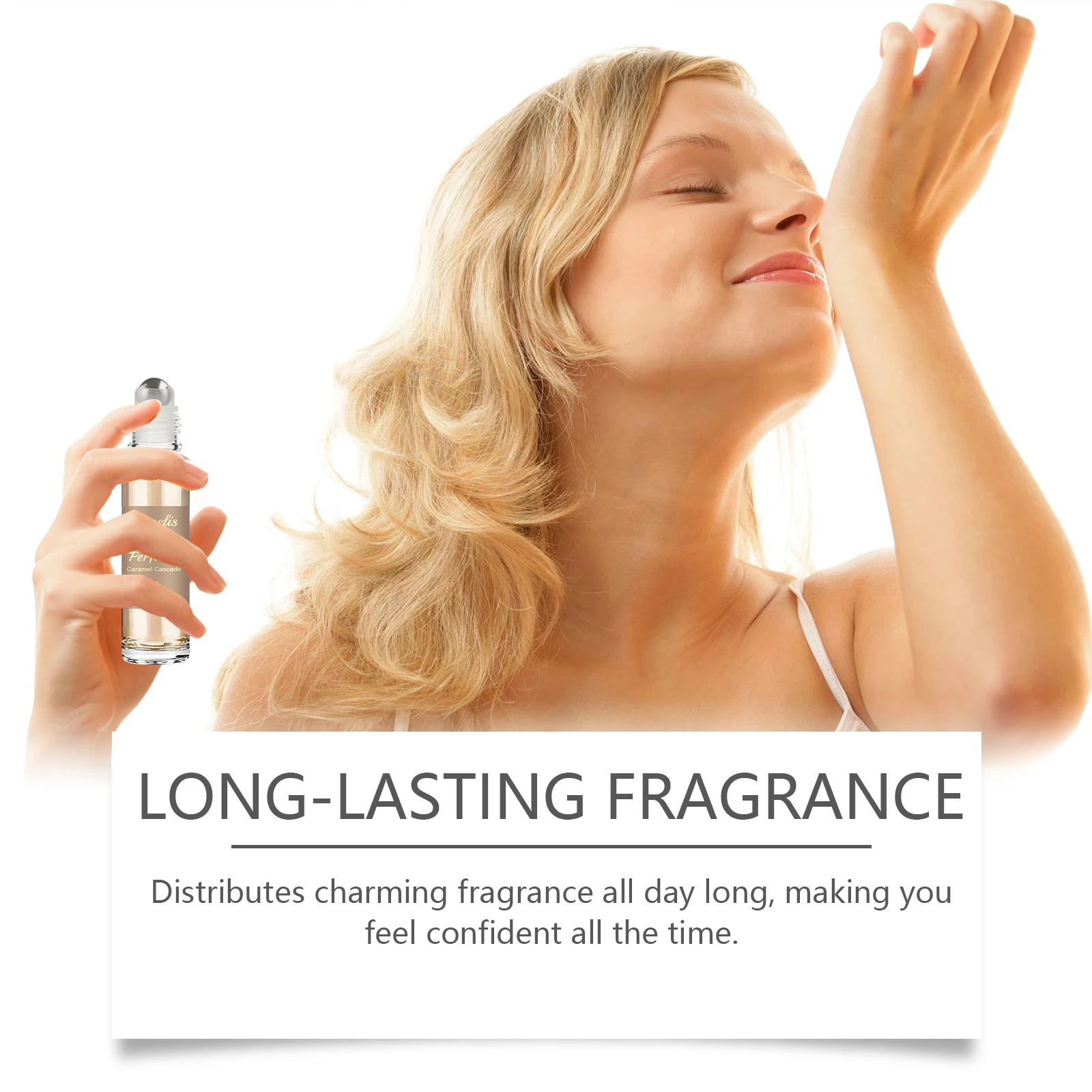 10ml Women's Roll Perfume Oil Long Lasting Caramel Fragrance Travel Size Portable Floral Sweet Modern Style Daily Wear Perfume view 4