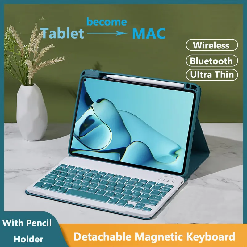 Case ForHuawei MatePad Pro 13.2 Inch 2023 SE 11 11.5-inch S 2024 Air 10.4 11 Inch PaperMatte T10S 10.1 Bluetooth Keyboard Case