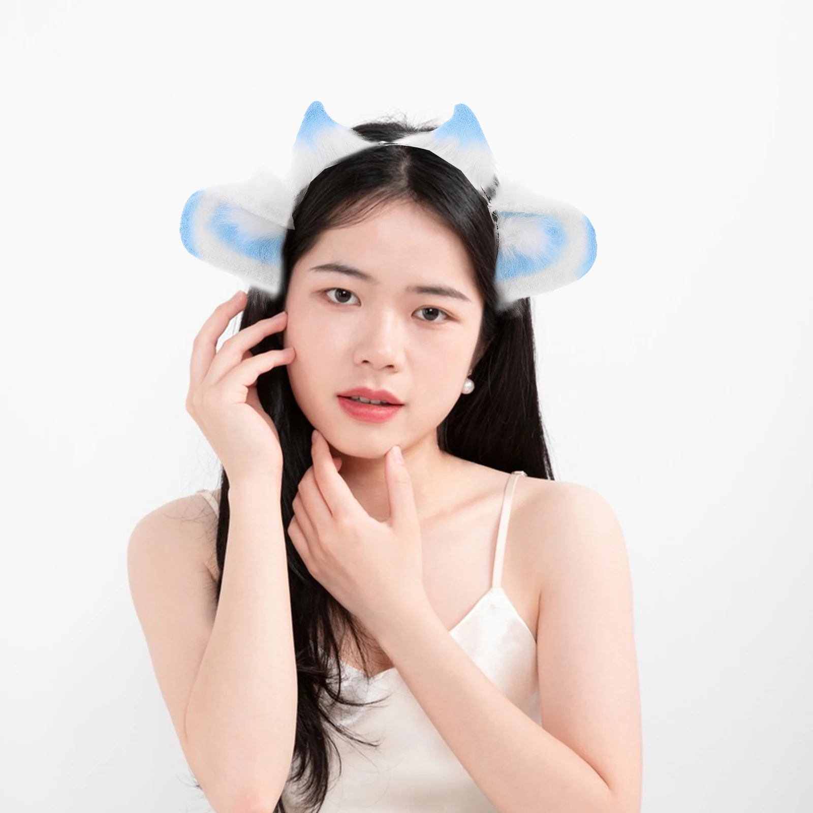 

Sheep Ear Hairband Headbands Animal Ears Lamb Ears Cosplay Costume Headpiece Halloween Party Accessories Lightweight