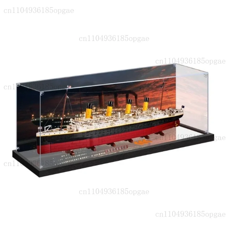 Suitable for 10294 Model Character Acrylic Display Box, Building Block Transparent Dust Cover