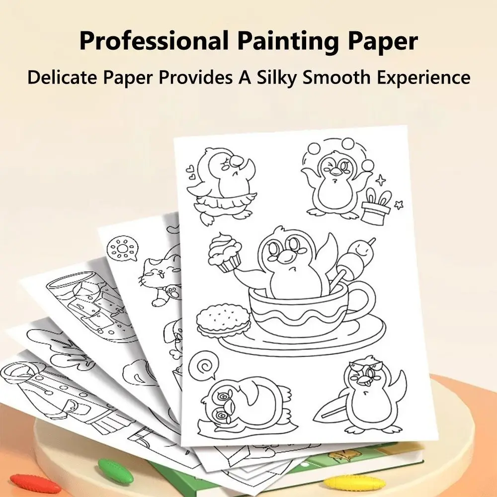 

Новая учебная книжка-раскраска с контролем ручки, цветная просветительская книга для дошкольного образования, раскраска, игра, эскизы, копировальная книга