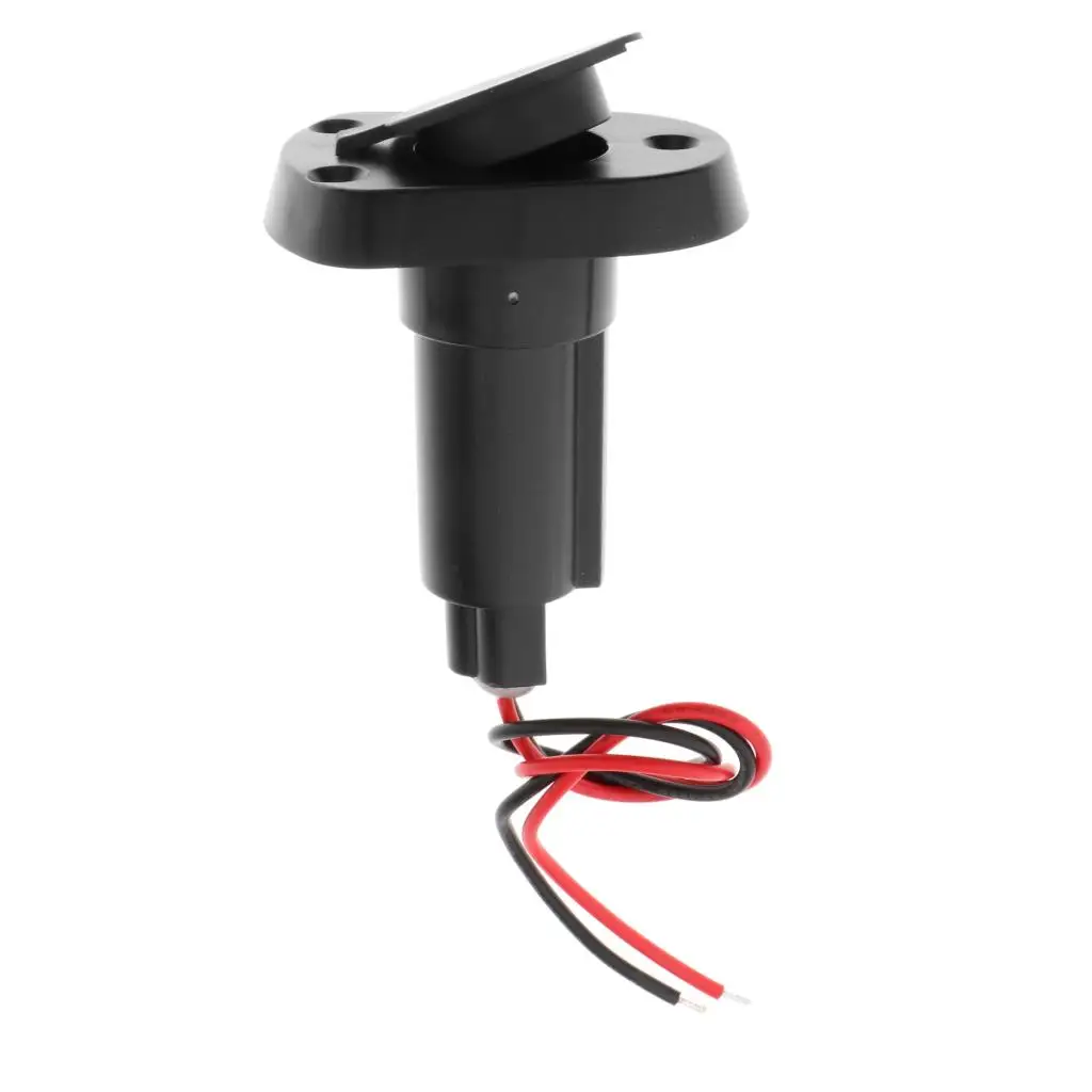 Marine Boat 2 Pin Stern Light Plug-in Pole Base Waterproof Cover