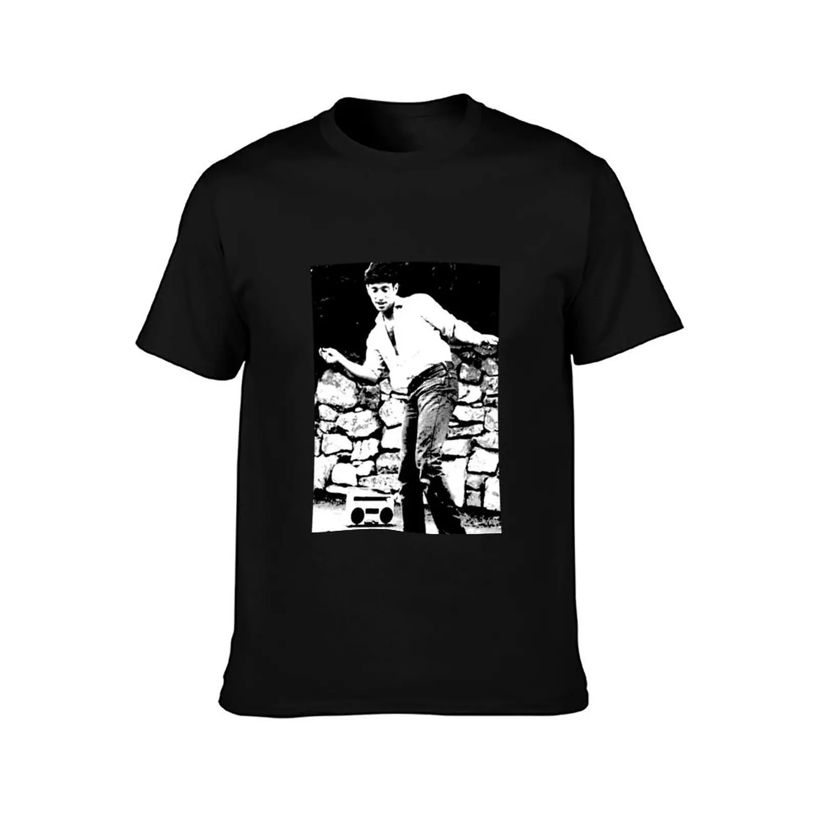 Jonathan Richman T-Shirt, Summer Casual Cotton Tee, Oversized Streetwear Tops, Vintage Graphic Print, Loose Fit Short Sleeve