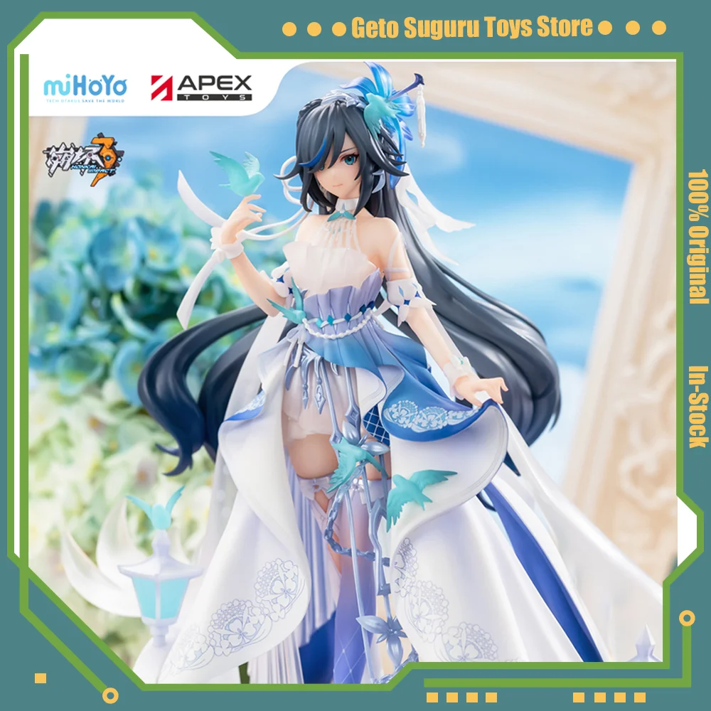 Original 1/8 Honkai Impact 3 Anime Figure Fu Hua Bluebird Court PVC Action Figure Cute Figurine Model Doll Toy Collection Gift