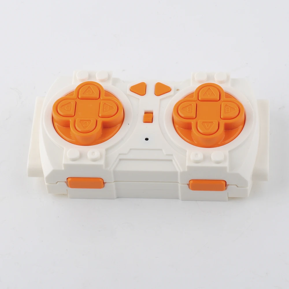 Kit de servomoteur L/avec télécommande de contrôle de vitesse à 4 canaux et boîtier de batterie pour blocs de construction compatibles techniques, projets de bricolage