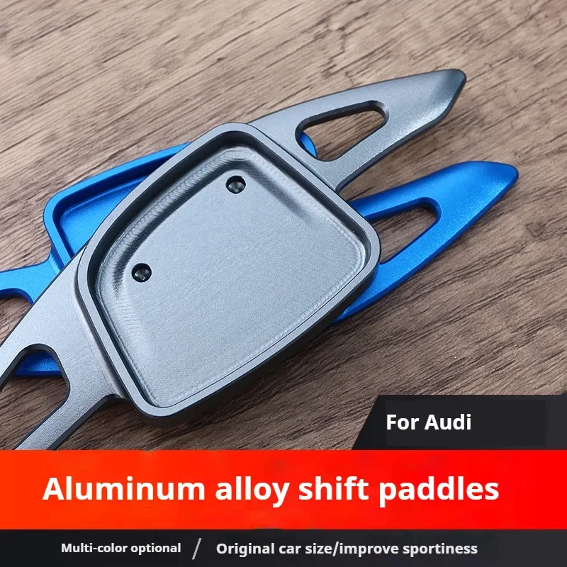 

For Audi A3 A4L A5 A6L A7 A8 S4 S6 S7 S8 Q6 2pcs Car Steering Wheel Shift Paddle Extension Aluminum Alloy Shifters