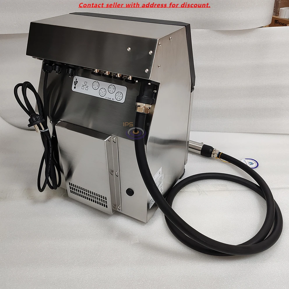 

1240 VJ CIJ Inkjet Printer For Batch Expiry Date Coding Machine Bottle PVC Pipe Wire